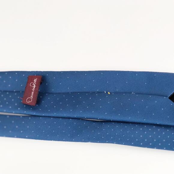 Oscar de la Renta Signature Blue Necktie‎ - Picture 7 of 8